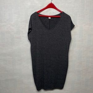 Old Navy small women tunic dress top size small grey